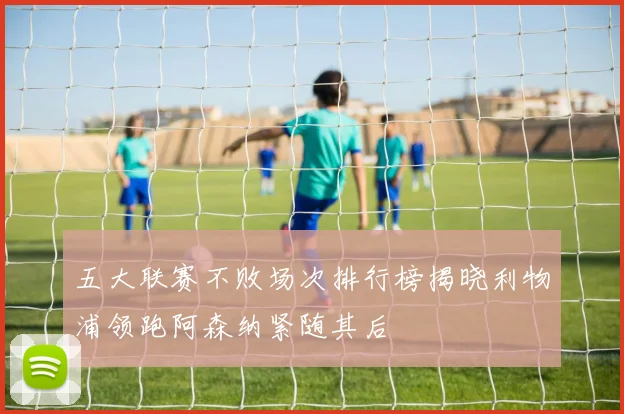 五大联赛不败场次排行榜揭晓利物浦领跑阿森纳紧随其后